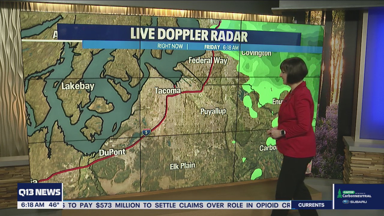 Rain tapers off Friday afternoon