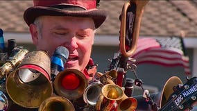 One Man Band brings joy to neighborhoods