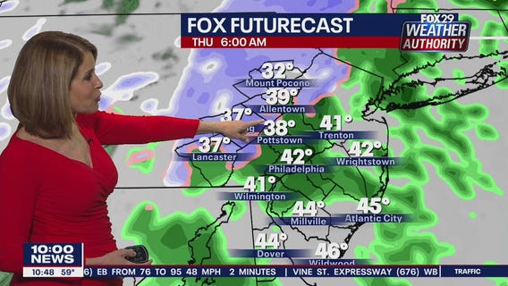 FOX 29 Weather Authority 7-day forecast 10 p.m.