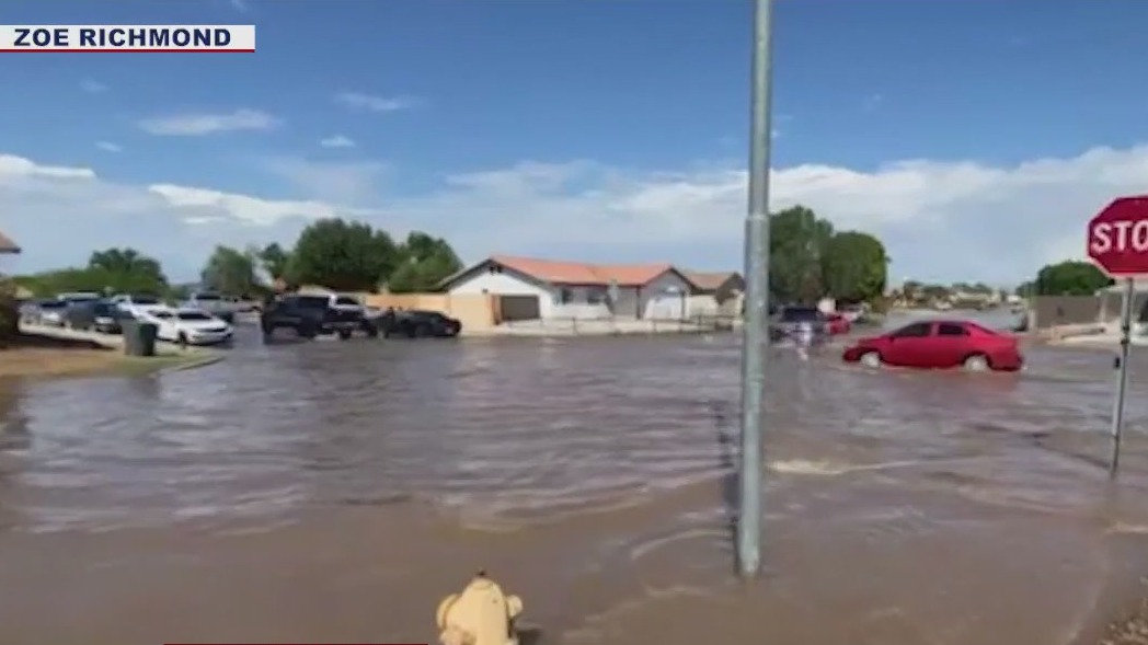 Flooding in western Arizona