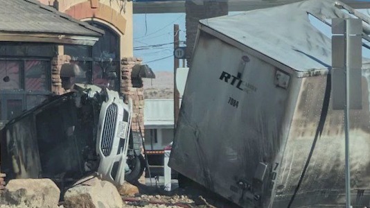 1 dead in fiery Parker crash, truck driver arrested