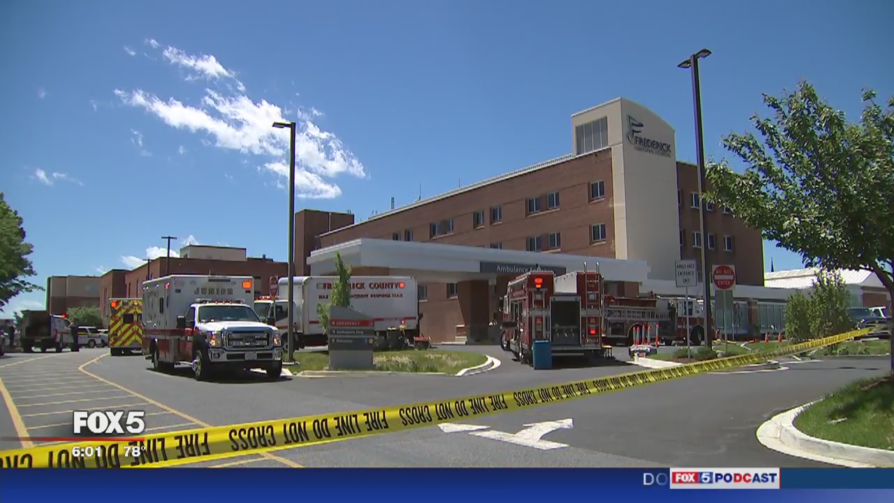 HAZMAT situation at Frederick hospital over