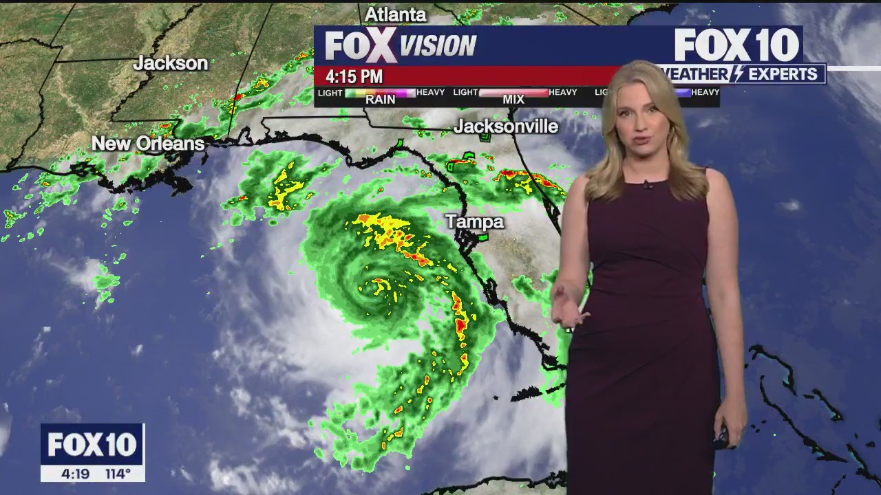 4PM Weather Forecast - 8/29/2023