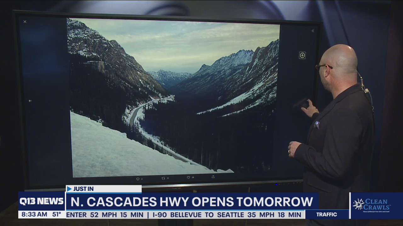 North Cascades Highway reopens Wednesday