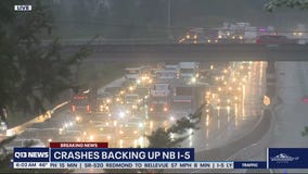 Two crashes, one fatal, cause major backups on I-5 North