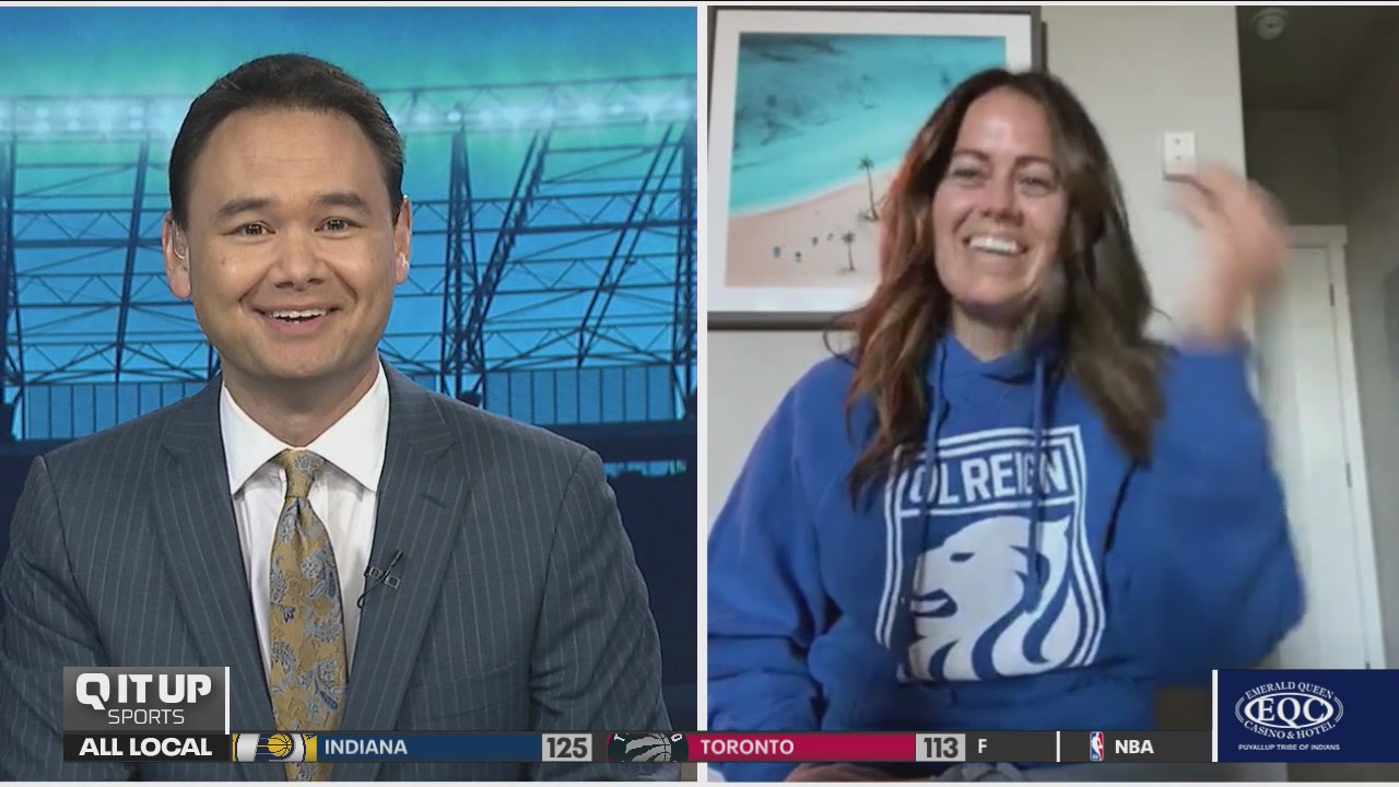 Lu Barnes joins "Q It Up Sports" after 150th regular season start for OL Reign