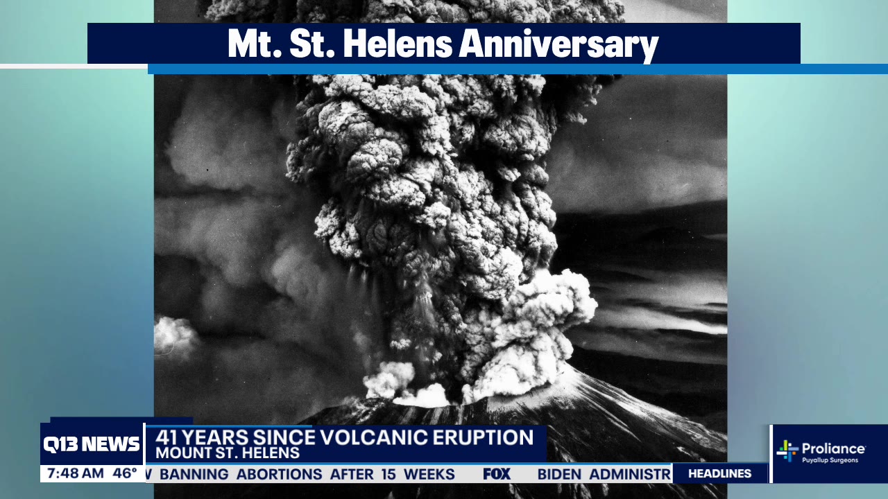The eruption of Mt. St. Helens