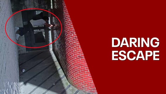 Video shows convicted killer escaping from prison