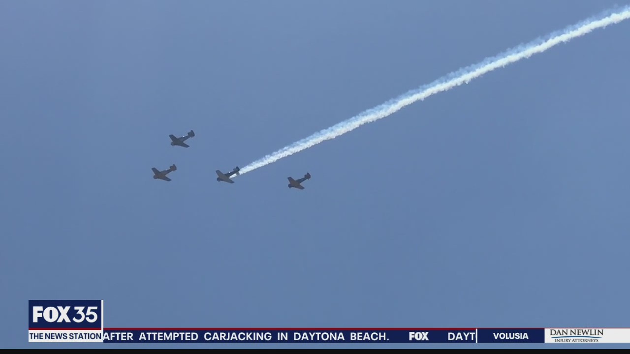WWII veteran gets special flyover after dying alone