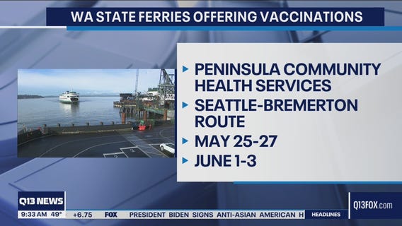 Take a ferry, get a vaccination