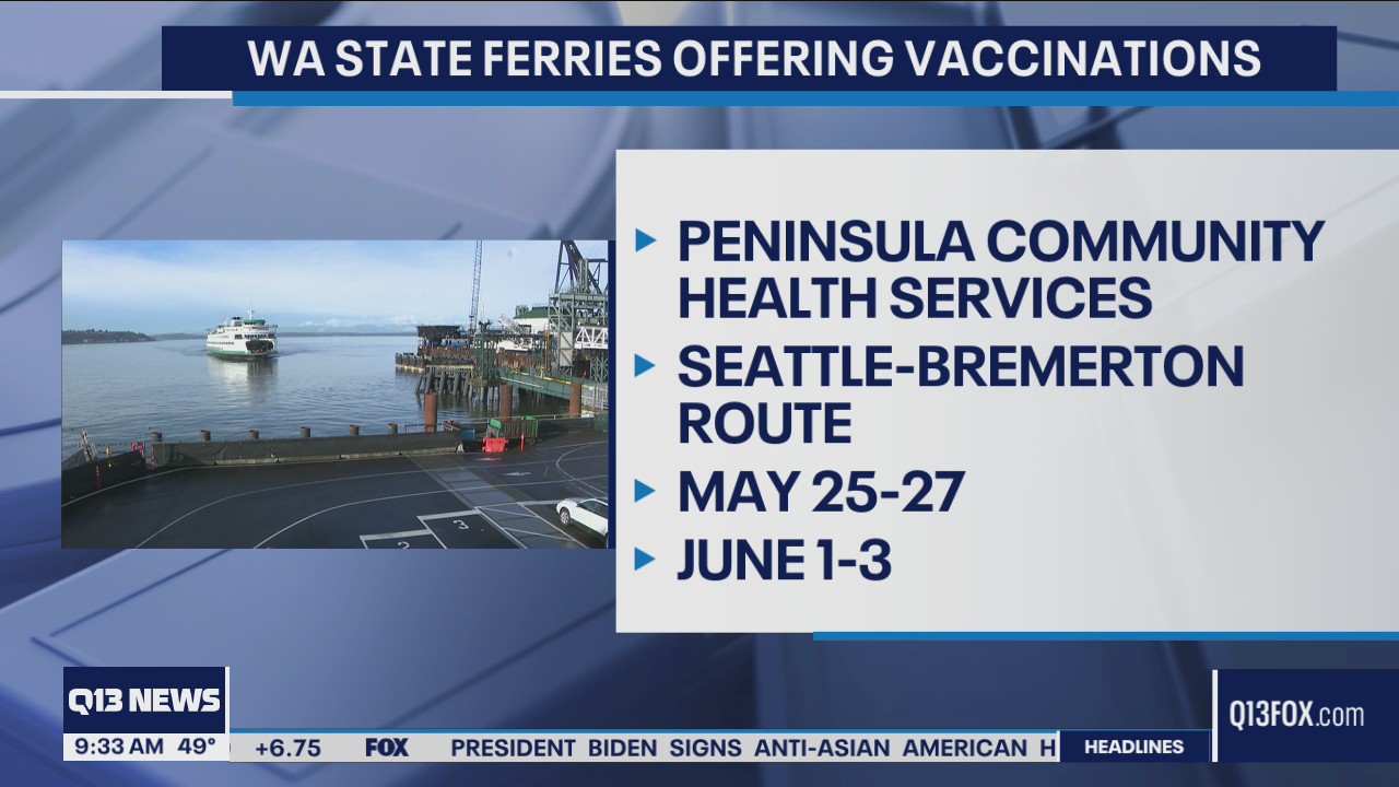 Take a ferry, get a vaccination