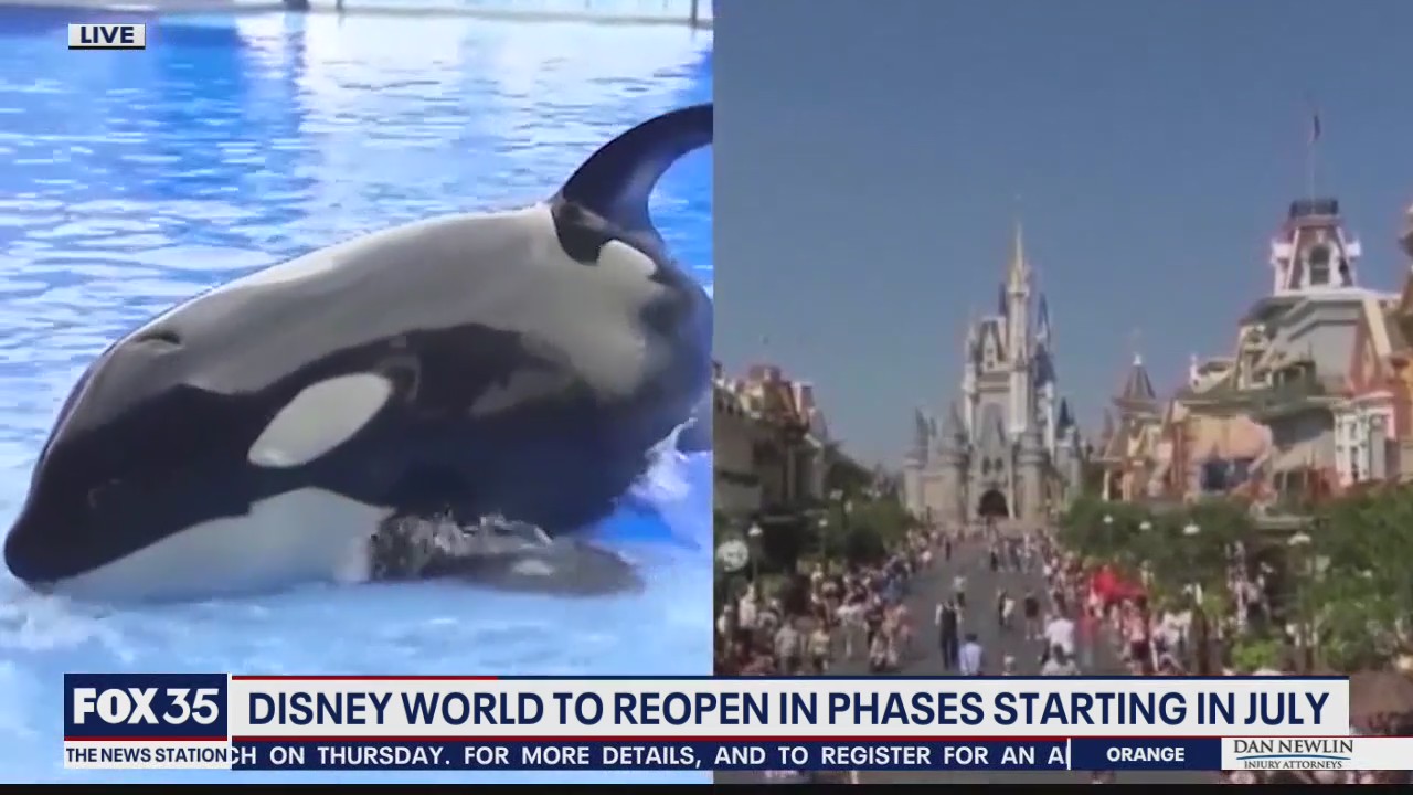 Orange County approves plans to reopen Disney, SeaWorld