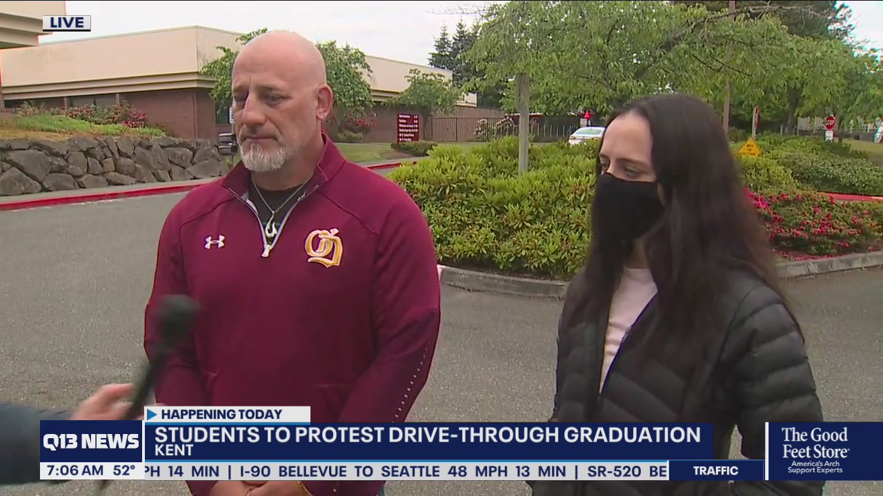 Kent students to protest drive-through graduation