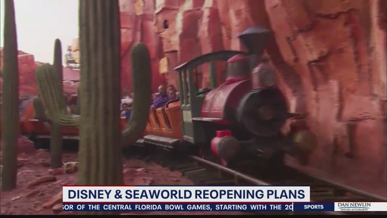 Disney, SeaWorld announce reopening plans