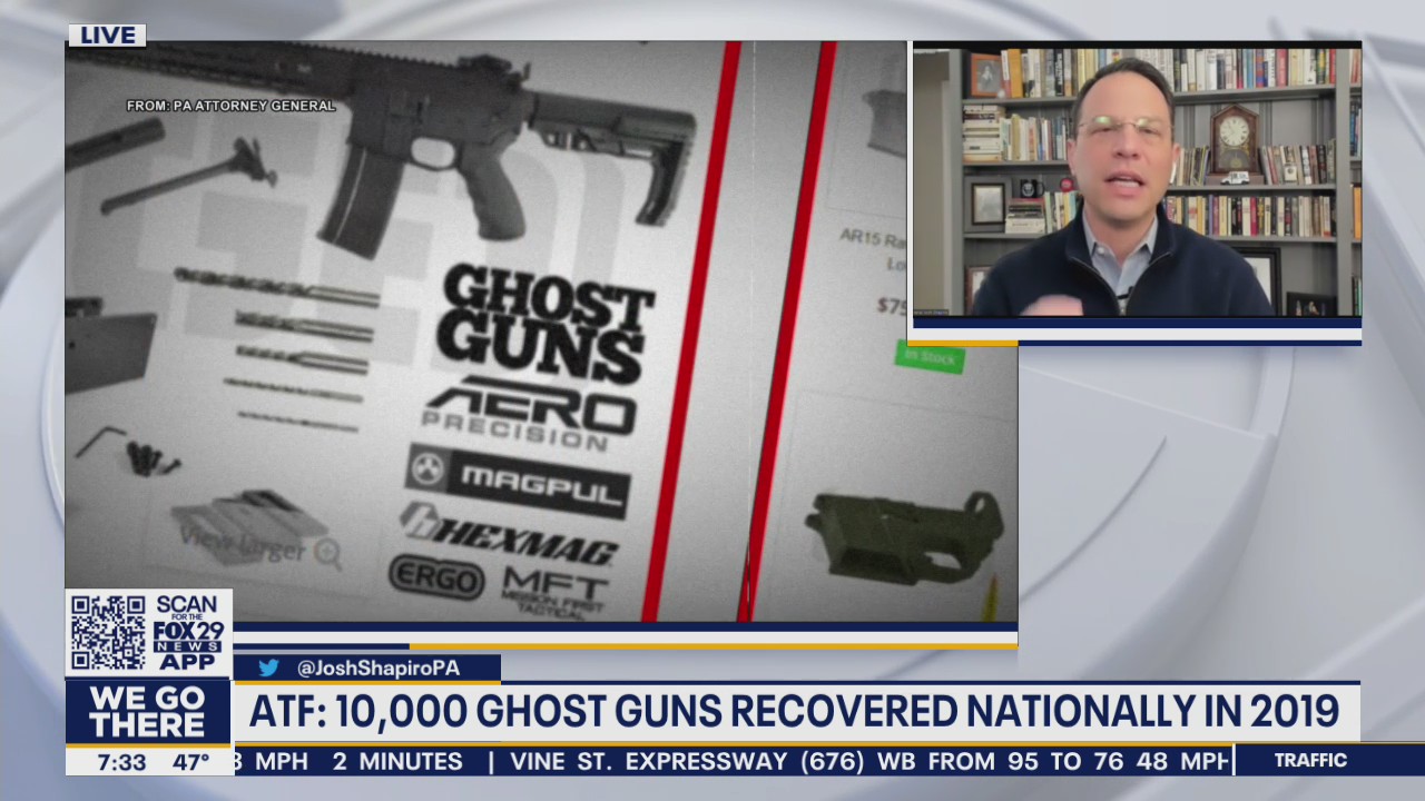 Pennsylvania AG Josh Shapiro discusses ghost guns, fake vaccine card scams
