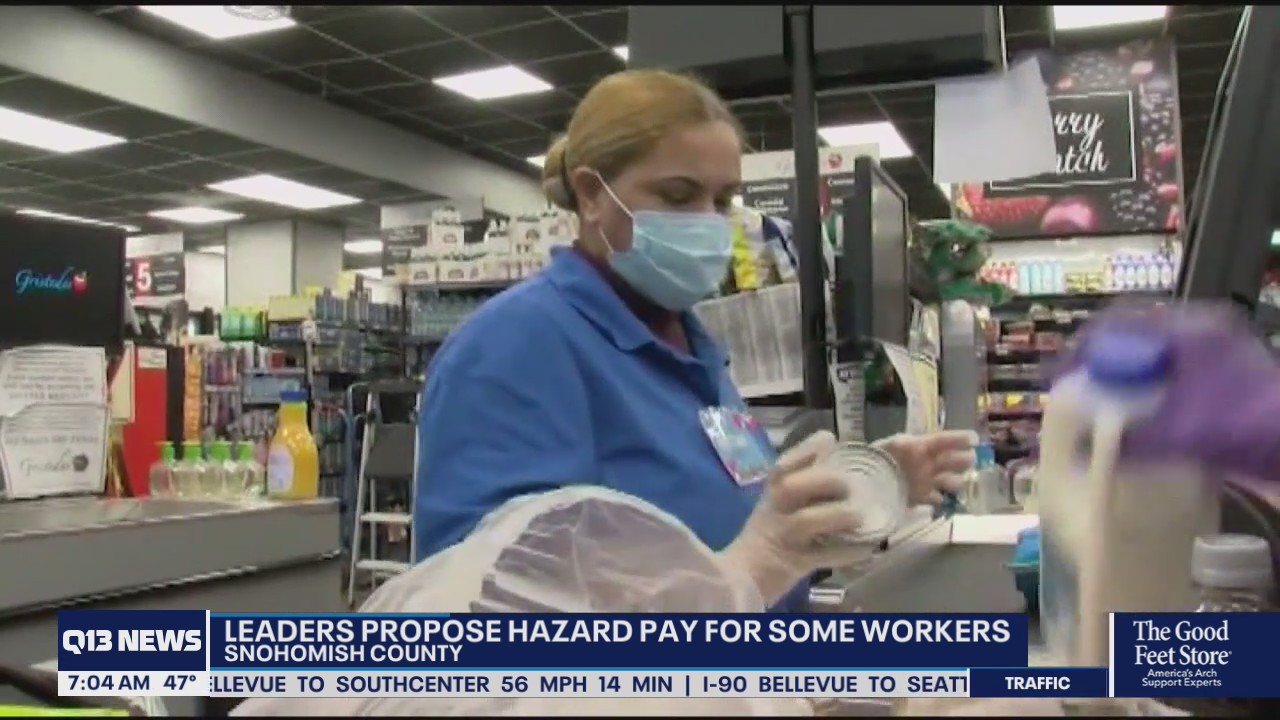 Snohomish County leaders propose hazard pay for some workers