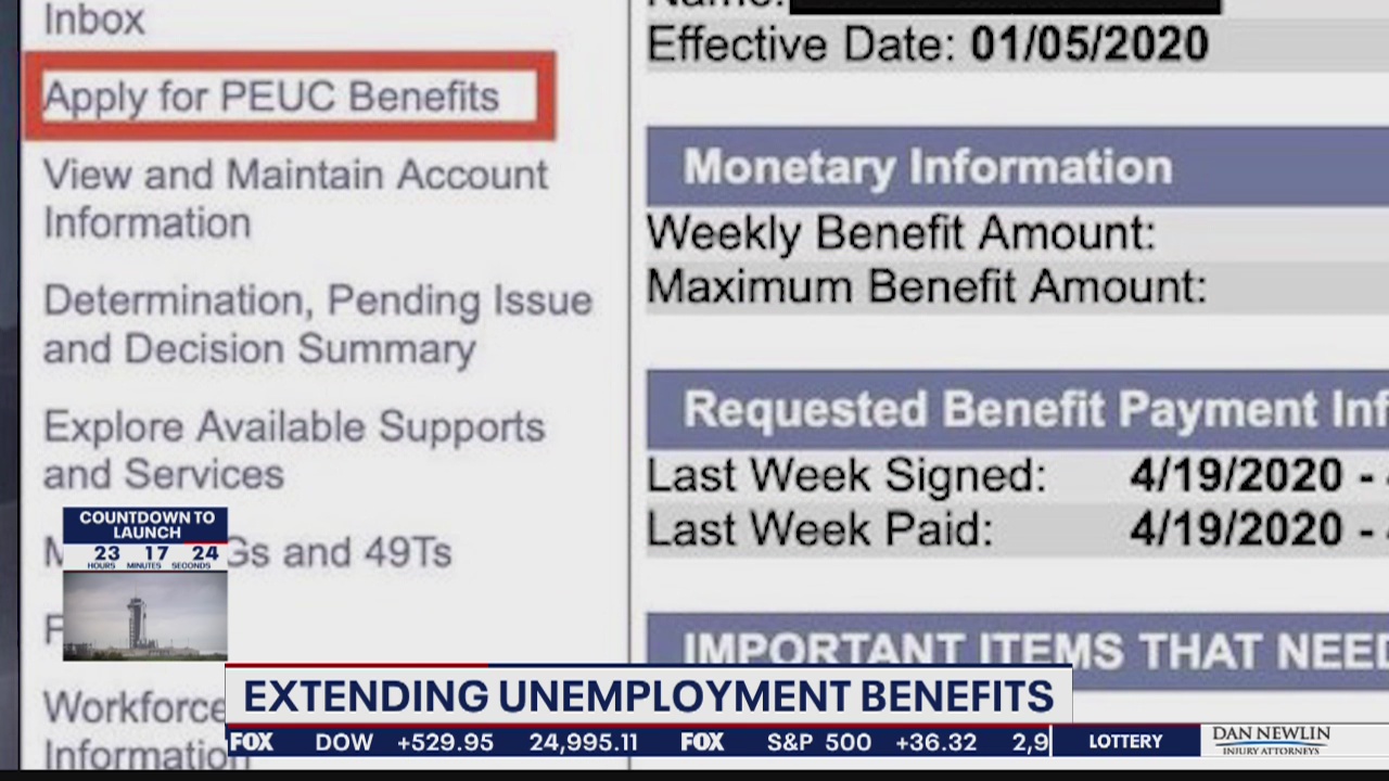Extending unemployment benefits