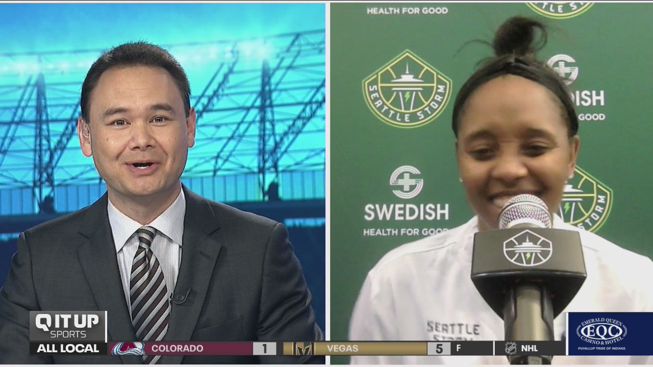 Noelle Quinn reflects on first week as Storm head coach on "Q It Up Sports"