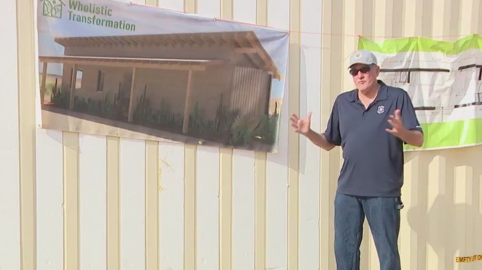 Removed border shipping containers to be used for housing