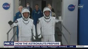 How astronauts prepared for launch