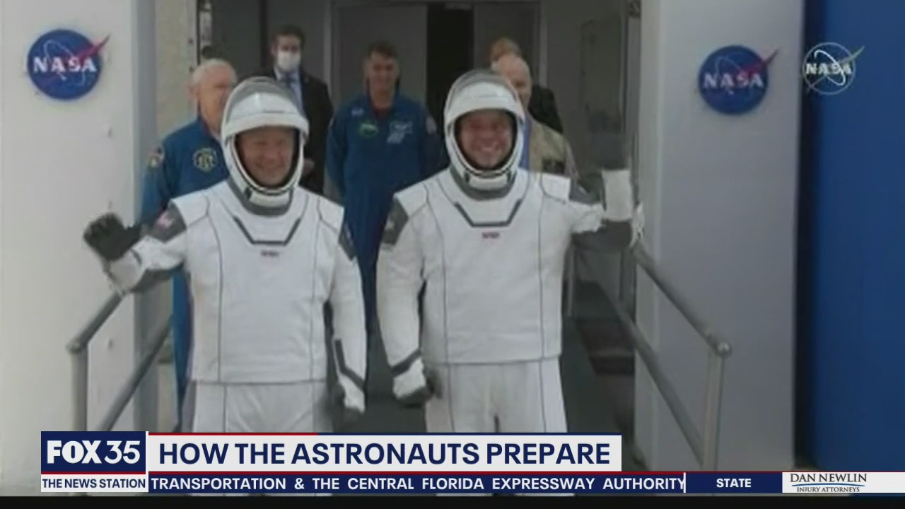 How astronauts prepared for launch