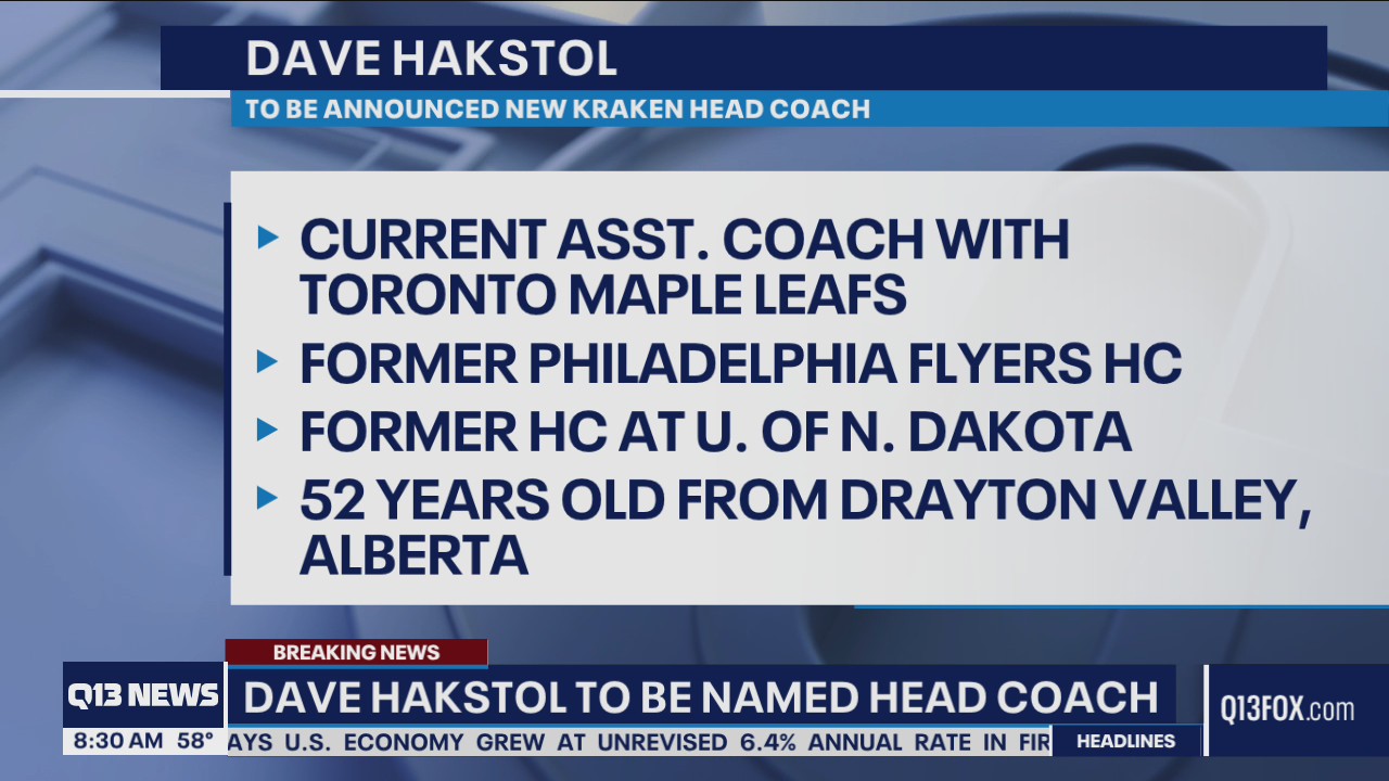 Seattle Kraken select head coach