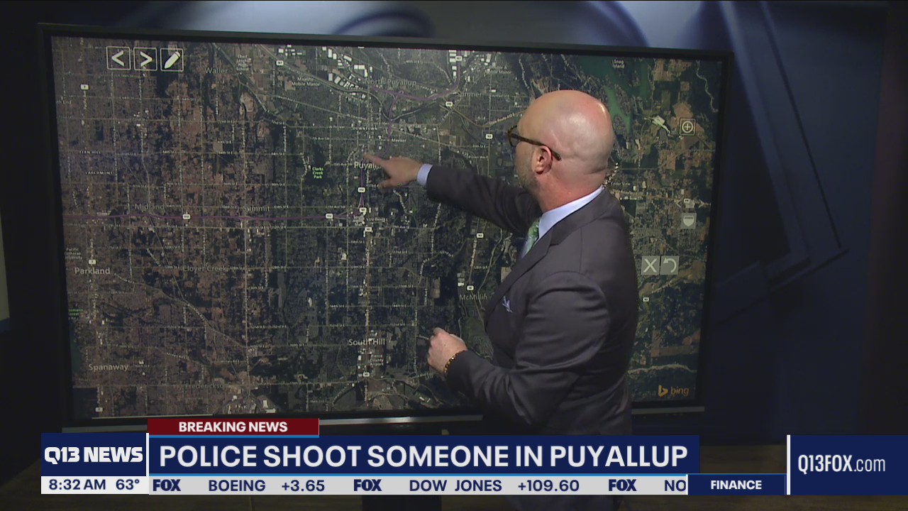 Suspect shot by police in Puyallup