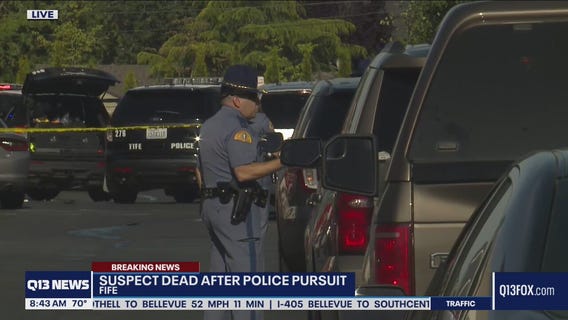 Suspect dead after police chase in Fife