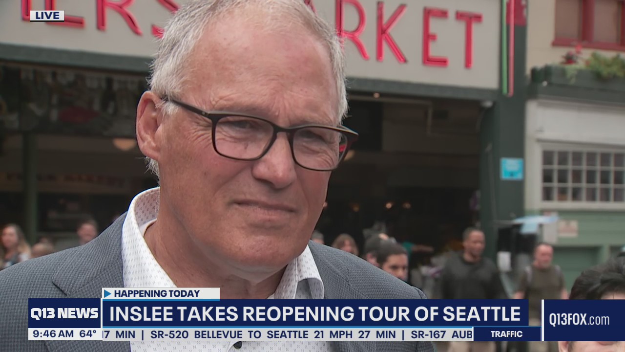 Inslee takes reopening tour of Seattle