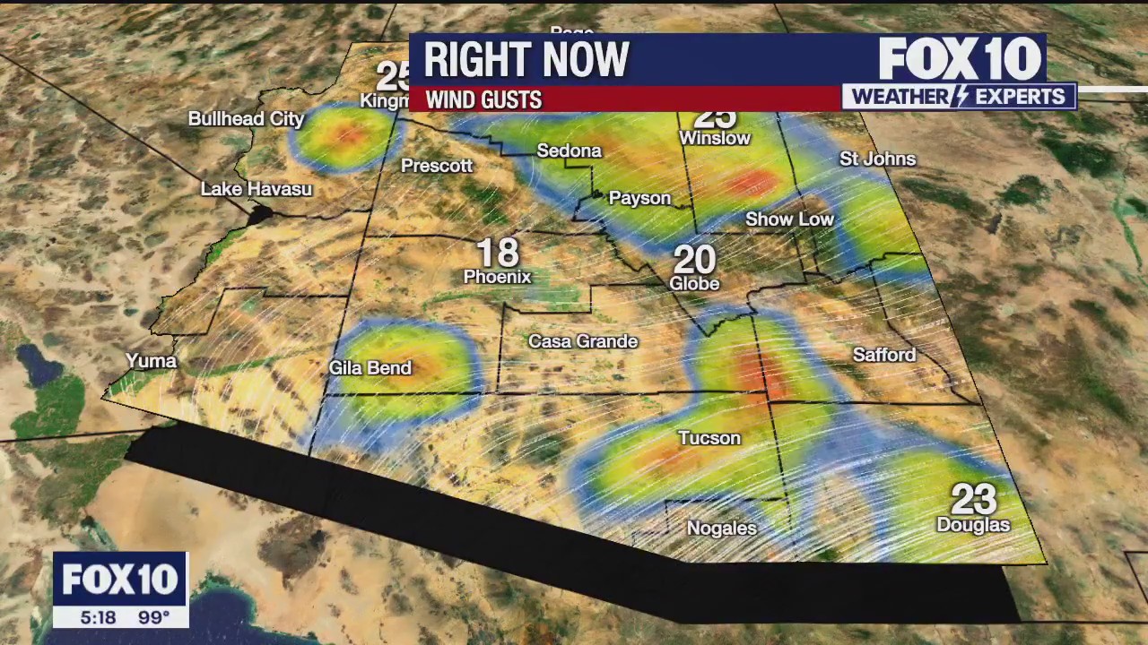 5 p.m. Weather Forecast - 9/18/23