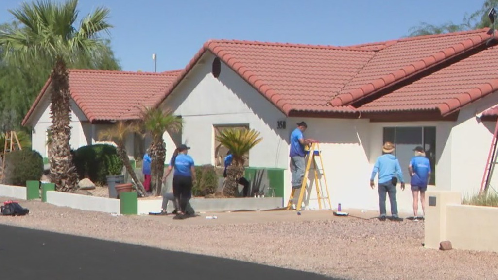 Volunteers give back at Sunshine Acres Children's Home