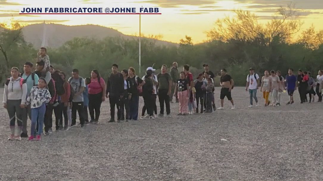 Migrant overwhelming facilities near Mexico border