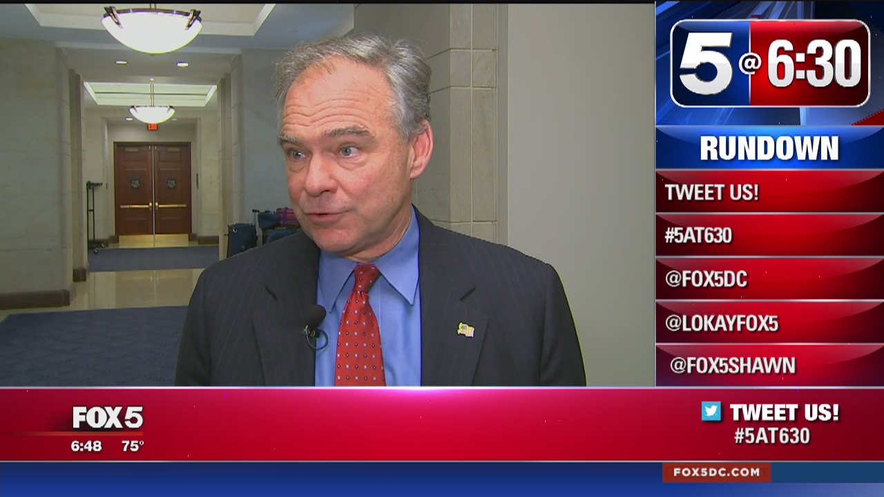 Sen. Tim Kaine says Comey was fired because of FBI's Trump-Russia investigation