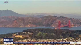 High clouds, light winds, and unseasonably warm today