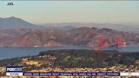 High clouds, light winds, and unseasonably warm today