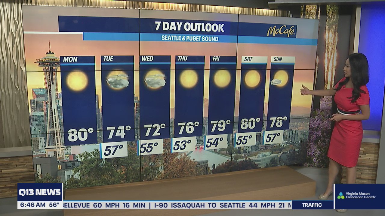 Warm summer weather continues in Western Washington