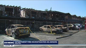 Apartment fire under investigation for arson