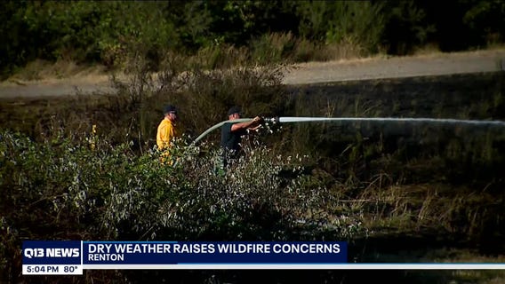 Dry weather raises wildfire concerns across the West.