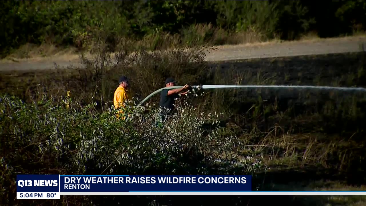 Dry weather raises wildfire concerns across the West.