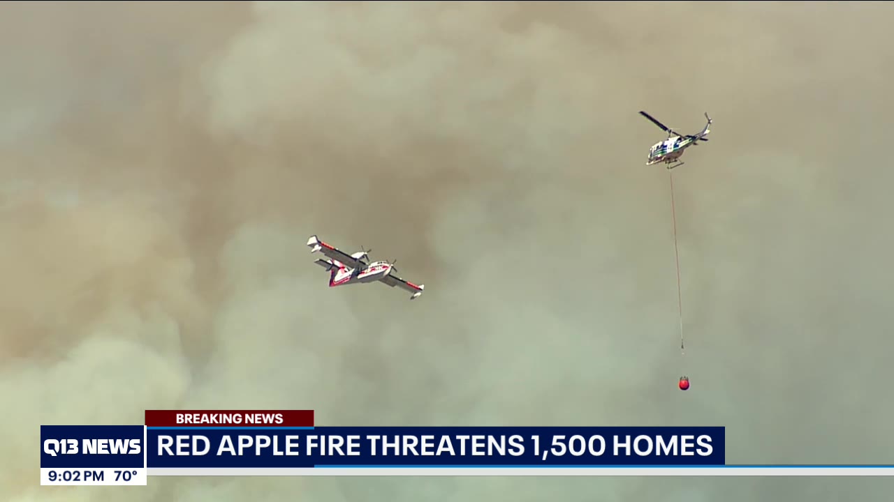 County Sheriffs obtain search warrant for a home where the Red Apple Fire is believed to have started.