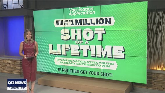 $1 million dollar prize for vaccine lottery