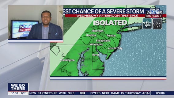 Weather Authority: Storms Wednesday afternoon ahead of cold front