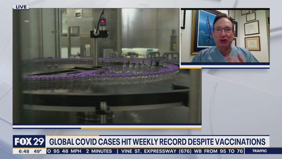 Global coronavirus cases hit weekly record despite vaccinations; hesitancy increasing among Generation Z
