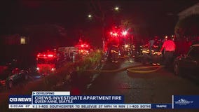 Crews investigate apartment fire in Seattle's Queen Anne neighborhood