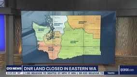 Wildfire update: new evacuation orders and DNR land close in Eastern Washington