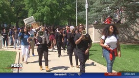 UMD students hold march, sit-in protest after noose found at fraternity house