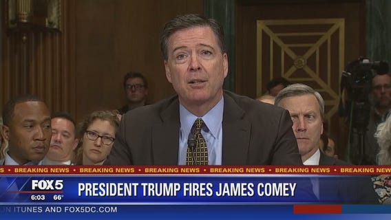 President Trump fires FBI Director James Comey