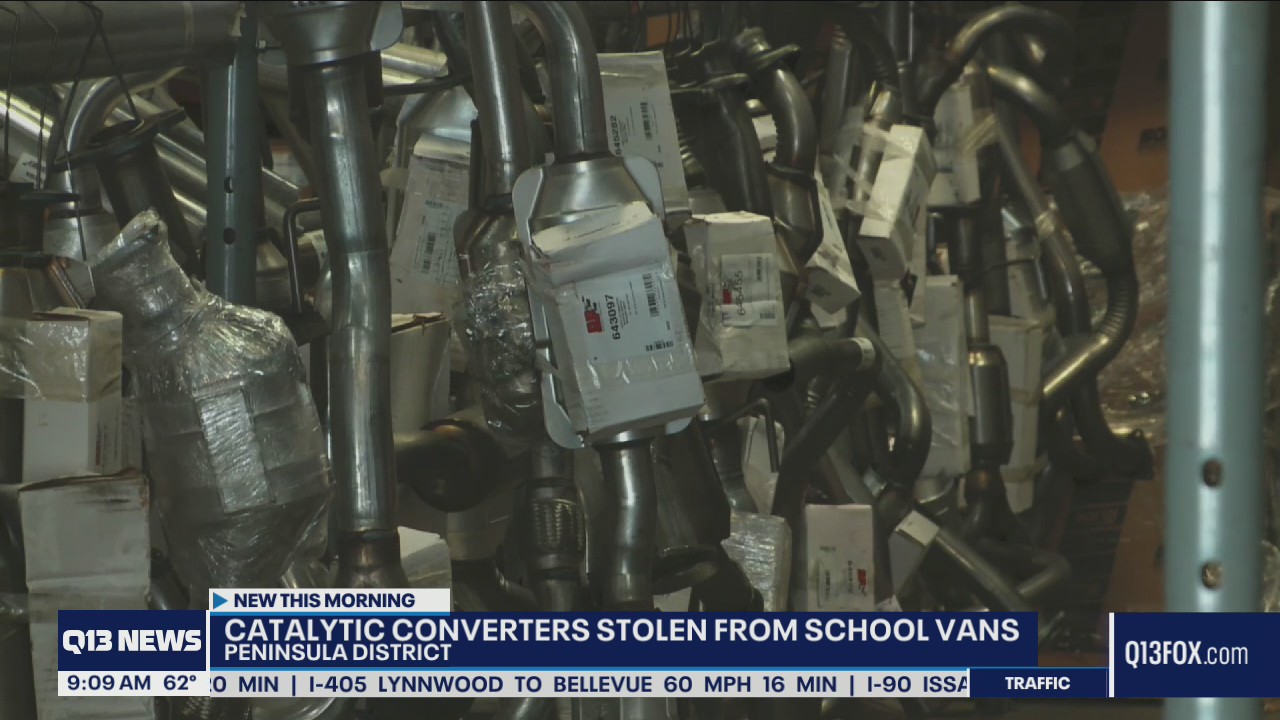 $30,000 worth of catalytic converters stolen from school vans