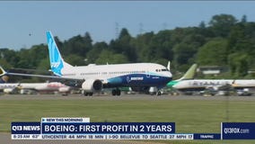 Boeing reports first quarterly profit in 2 years