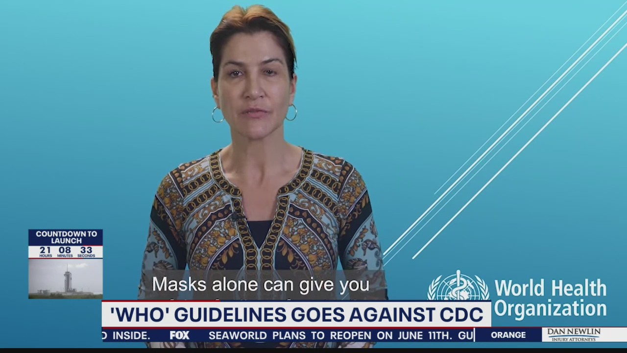 World Health Organization issues new mask advice